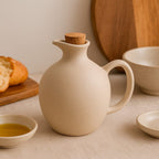 Aceitera De Cerámica Con Tapa De Corcho 500 ml