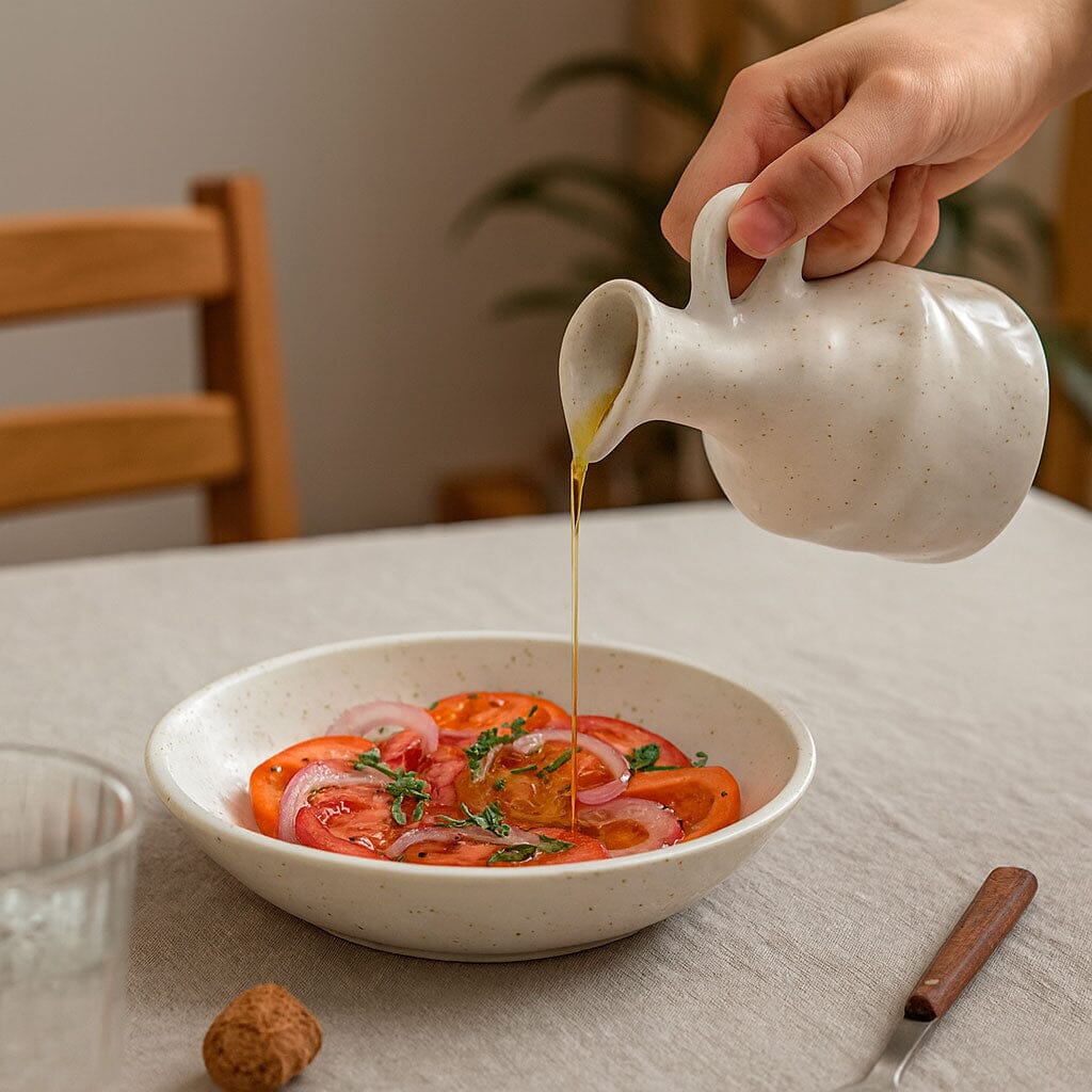 Aceitera de Cerámica con Tapón de Corcho 400ml