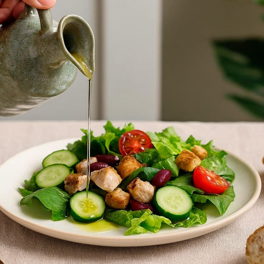 Aceitera de Cerámica con Tapón de Corcho 400ml