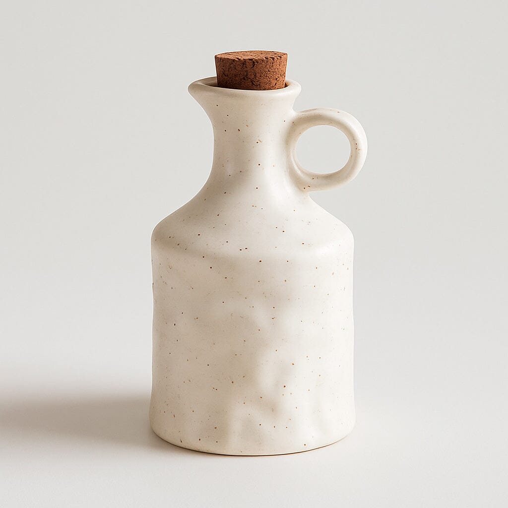 Aceitera de Cerámica con Tapón de Corcho 400ml