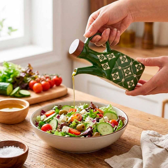 Aceitera de Cerámica Diseño Mediterráneo Main Image