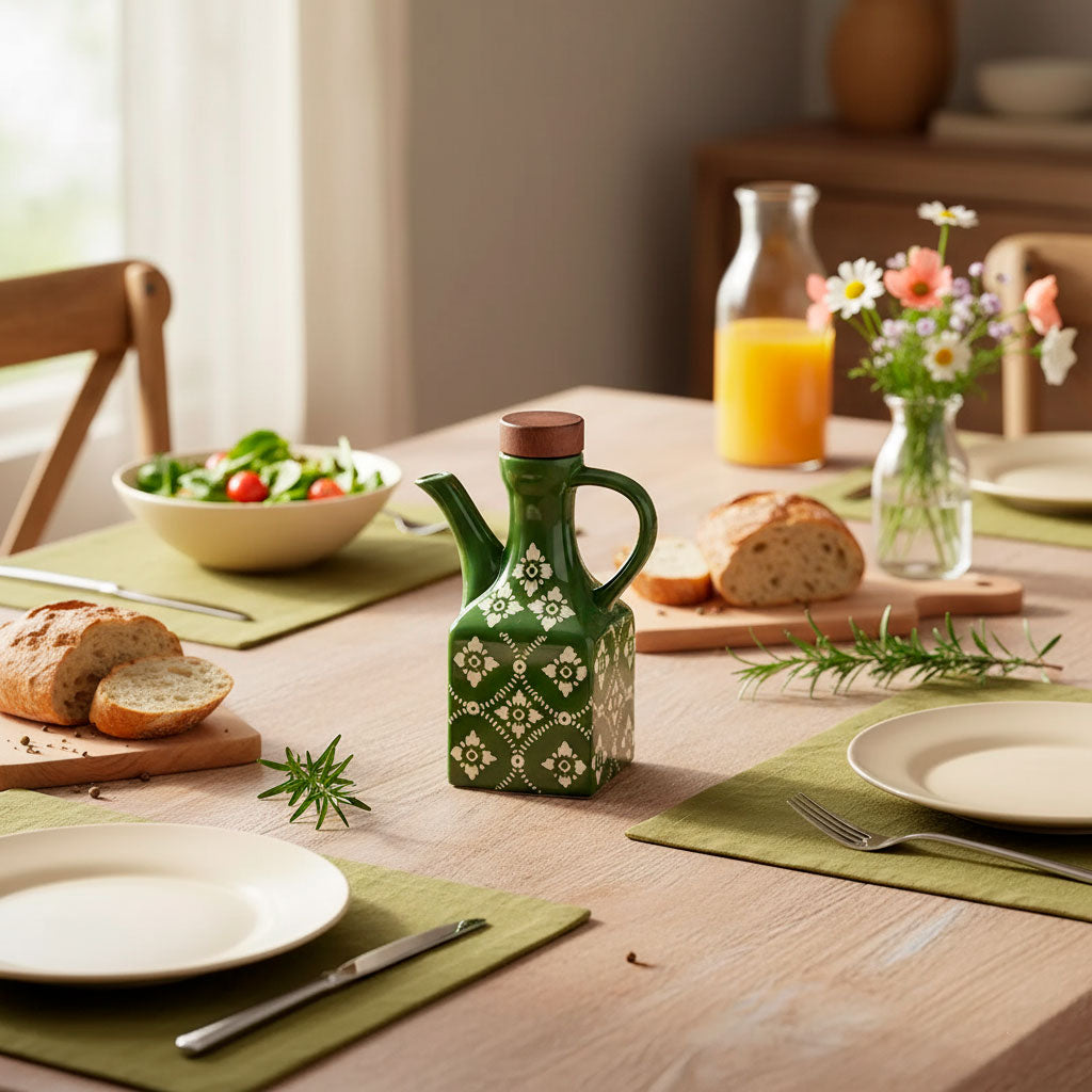 Aceitera de Cerámica Diseño Mediterráneo