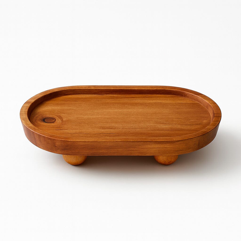 Bandeja de Madera con Patas 20 cm
