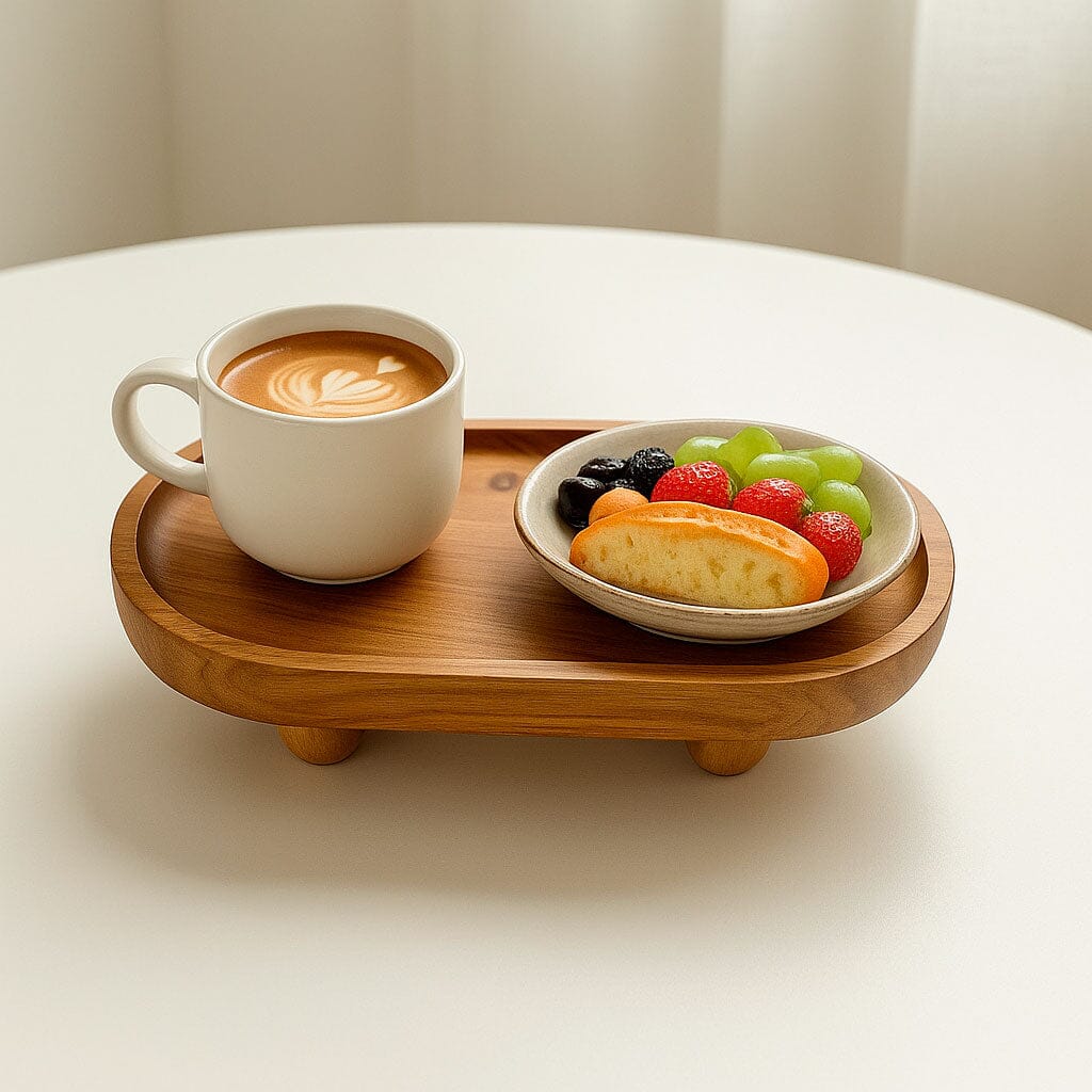 Bandeja de Madera con Patas 20 cm