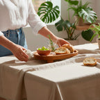 Bandeja de Madera con Patas 20 cm