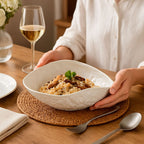 Bowl de Cerámica Orgánica para Servir y Decorar