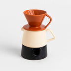 Cafetera Manual de Cerámica con Calentador de Vela