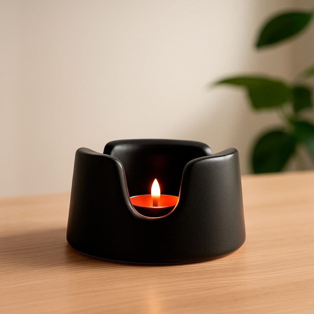 Cafetera Manual de Cerámica con Calentador de Vela