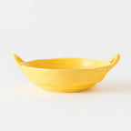 Charola De Cerámica Mate Con Asas Laterales