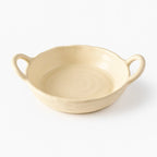 Charola De Cerámica Mate Con Asas Laterales