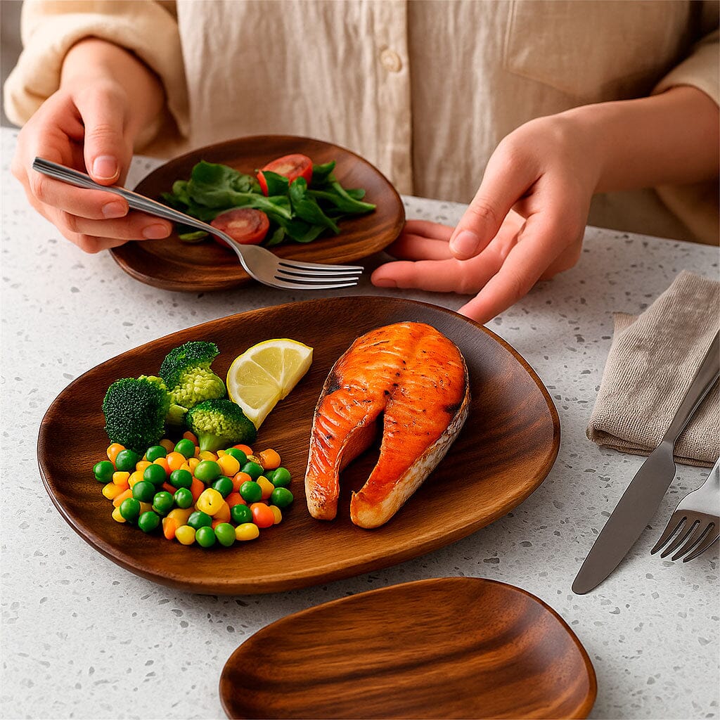 Charola De Madera Artesanal Para Servir