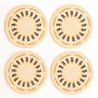 Descansa Ollas De Algodón Con Estampado Floral Nórdico 4 Piezas