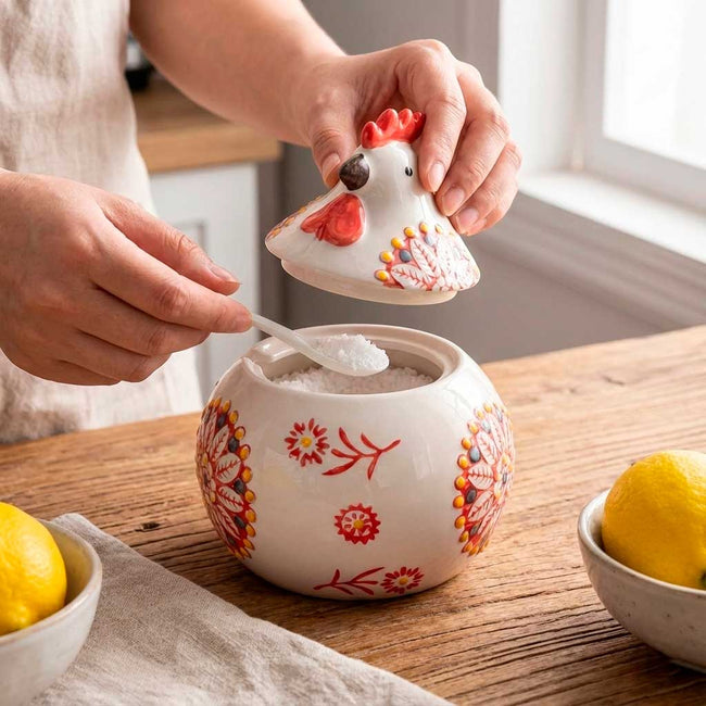 Especiero de Cerámica en Forma de Gallina Main Image