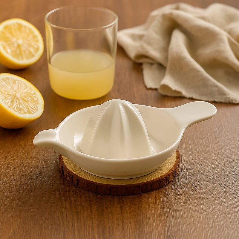 Exprimidor De Frutas De Cerámica Con Colector