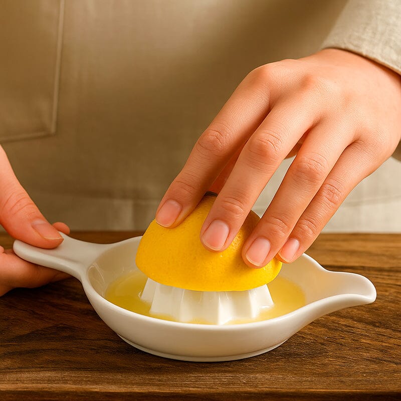 Exprimidor De Frutas De Cerámica Con Colector