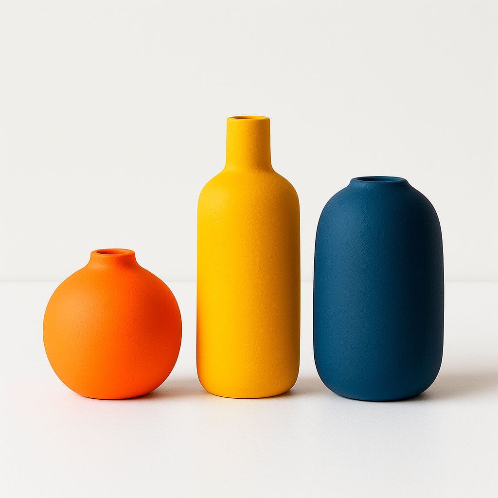 Florero de Cerámica Colorido para Mesa