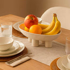 Frutero de Cerámica con Pies Elevados