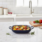 Fuente de Cerámica Decorada con Asas