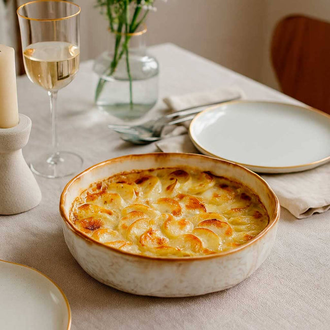 Fuente de Cerámica Rústica Esmaltada Main Image