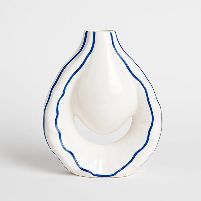 Jarrón Decorativo De Cerámica De Forma Orgánica Hover Image