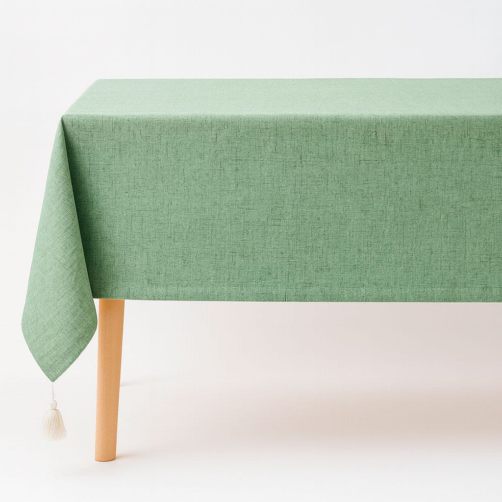 Mantel de Lino con Borlas