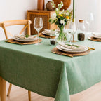 Mantel de Lino con Borlas