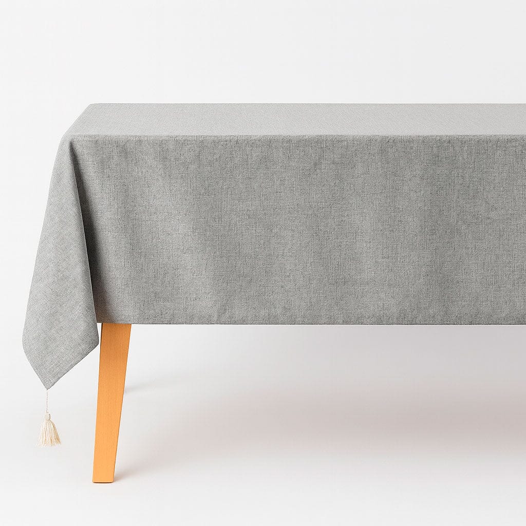 Mantel de Lino con Borlas