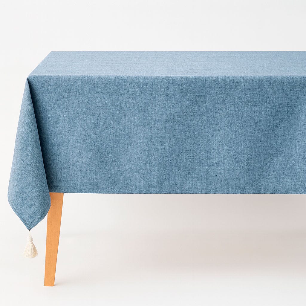 Mantel de Lino con Borlas