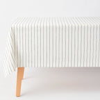 Mantel de Lino Rayado Minimalista