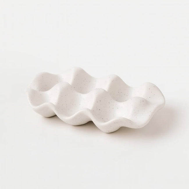 Porta Huevos De Cerámica Con Diseño Orgánico Hover Image