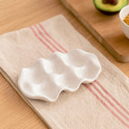 Porta Huevos De Cerámica Con Diseño Orgánico