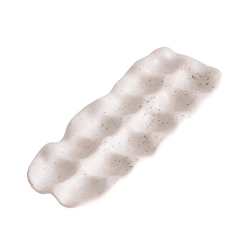 Porta Huevos De Cerámica Con Diseño Orgánico