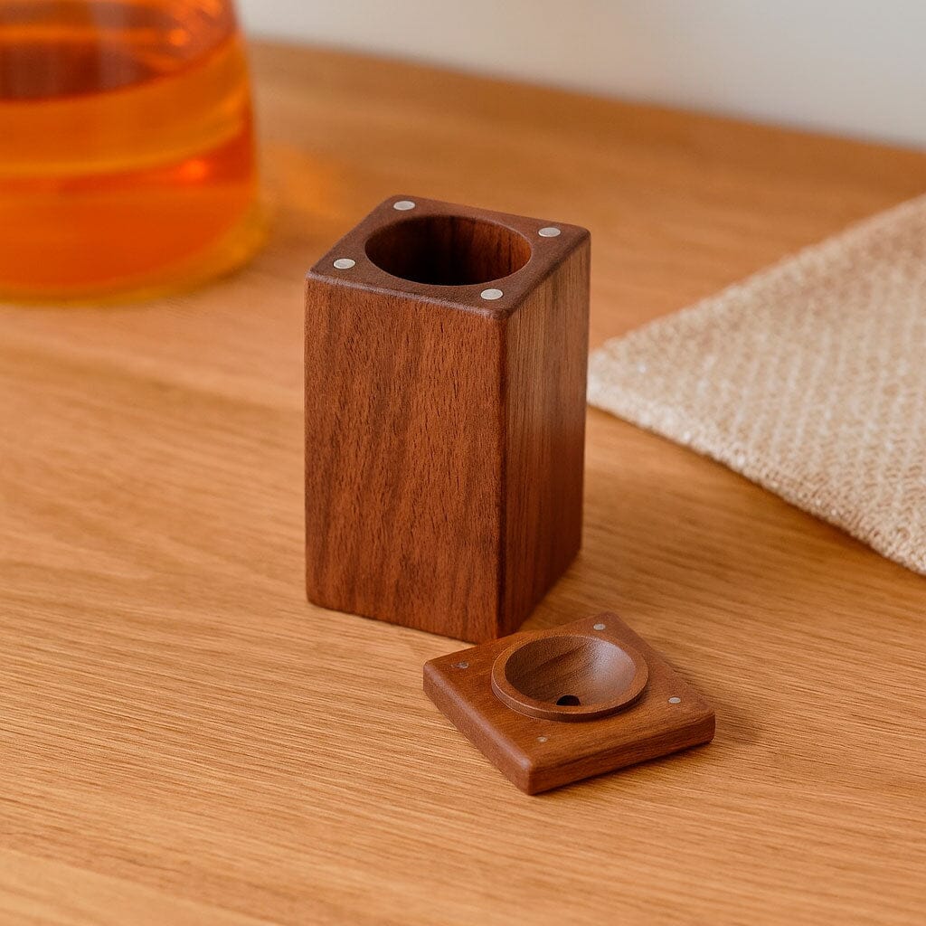 Portapalillos de Madera con Tapa Magnética