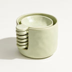 Set de Salseras de Cerámica con Soporte