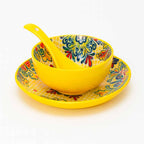 Set de Vajilla de Cerámica Colorida 3 Piezas