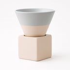 Taza De Café De Cerámica Con Base Cuadrada