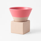 Taza De Café De Cerámica Con Base Cuadrada