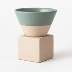 Taza De Café De Cerámica Con Base Cuadrada