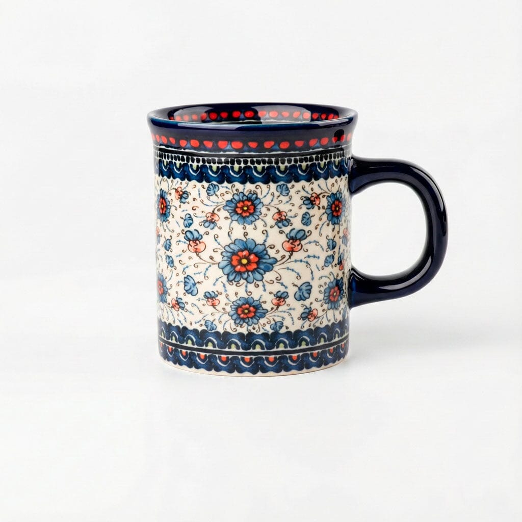 Taza de Cerámica con Diseño Floral