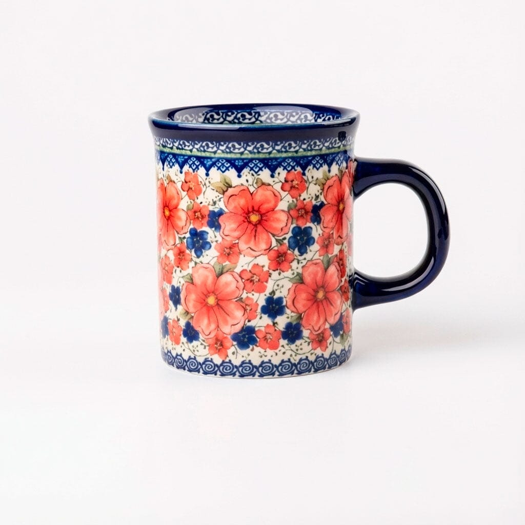Taza de Cerámica con Diseño Floral
