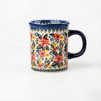 Taza de Cerámica con Diseño Floral