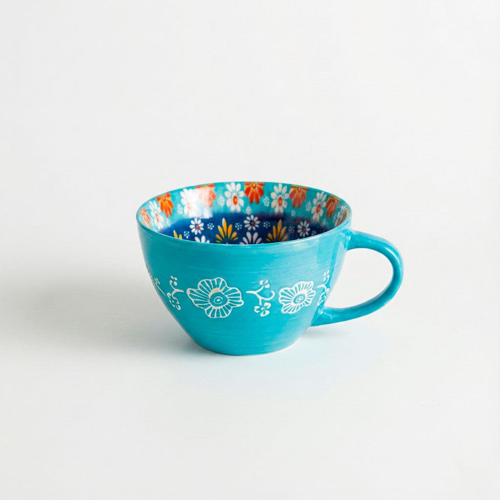 Taza de Cerámica con Estampado Mandala