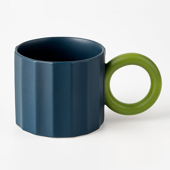 Taza De Cerámica Estilo Nórdico Con Asa Circular 250 ml Main Image