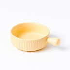 Tazón de Cerámica con Mango y Acabado Pastel