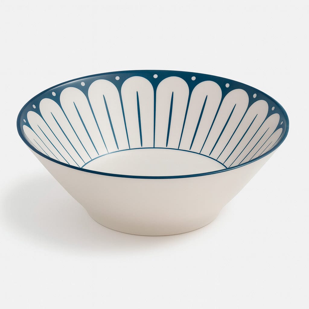 Tazón De Cerámica Estampado Artesanal 700 ml