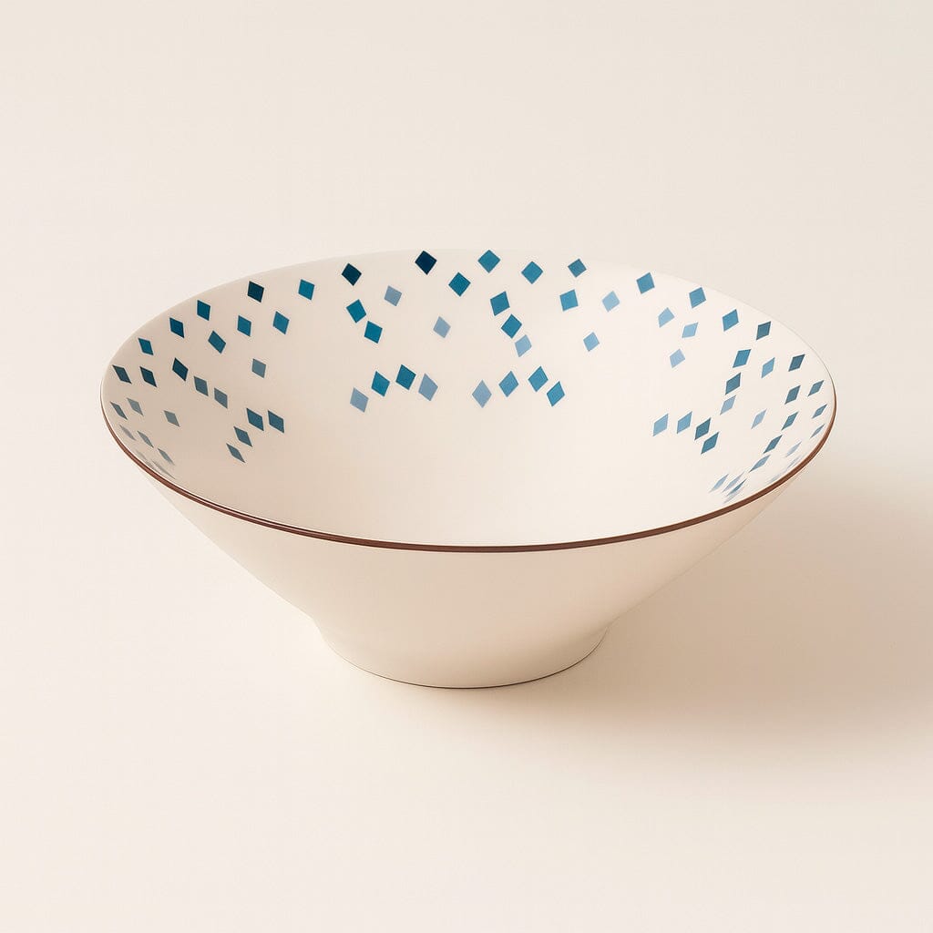 Tazón De Cerámica Estampado Artesanal 700 ml