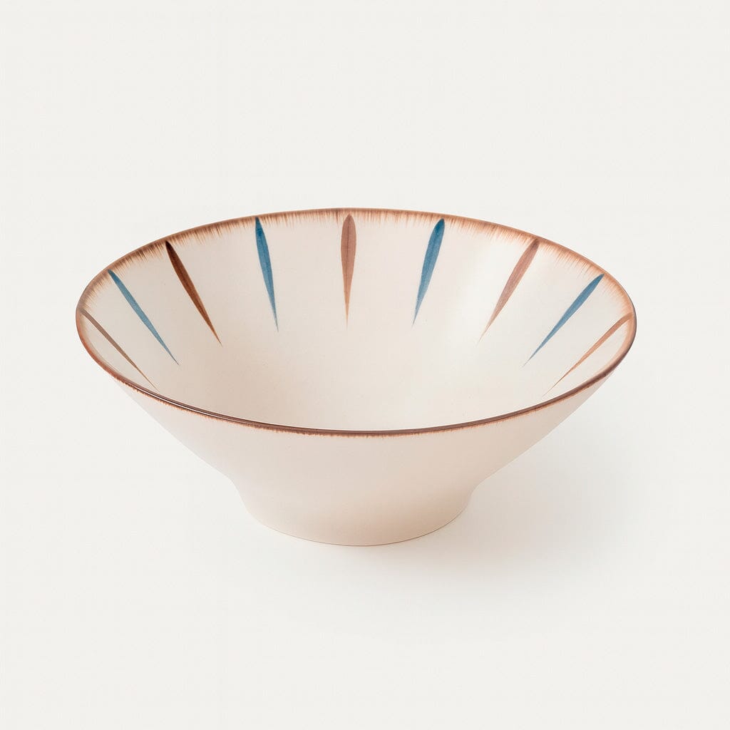 Tazón De Cerámica Estampado Artesanal 700 ml